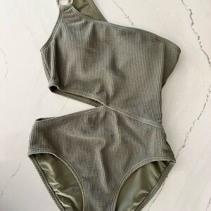 Michael Kors Bathing Suit - Sz 8 - Olive Green